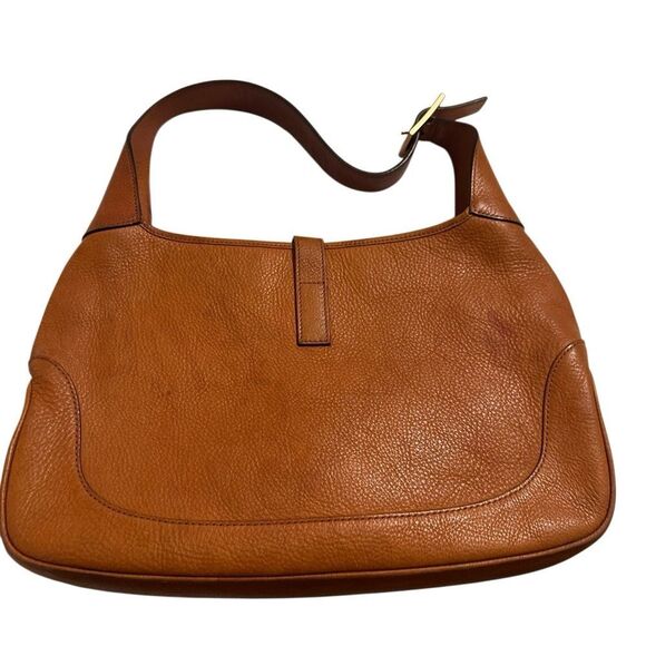 Gucci Tan Leather Jackie piston lock Shoulder Bag - Picture 14 of 14